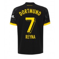 Camiseta Borussia Dortmund Giovanni Reyna #7 Visitante Equipación 2023-24 manga corta